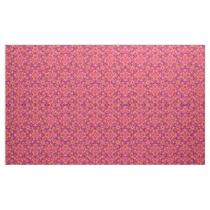 Tissu Motif géométrique rose