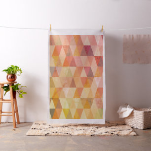 Tissu Motif géométrique Triangle souple