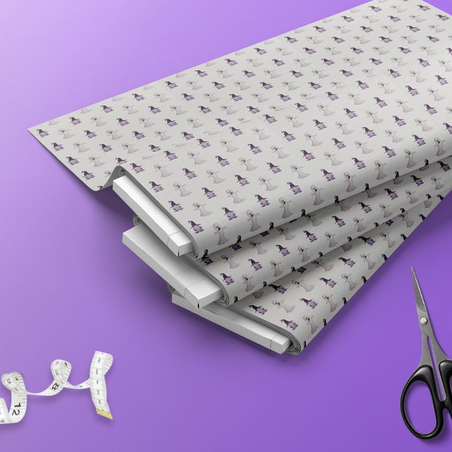 Tissu Motif Ghost Gnome d'Halloween (Créateur téléchargé)