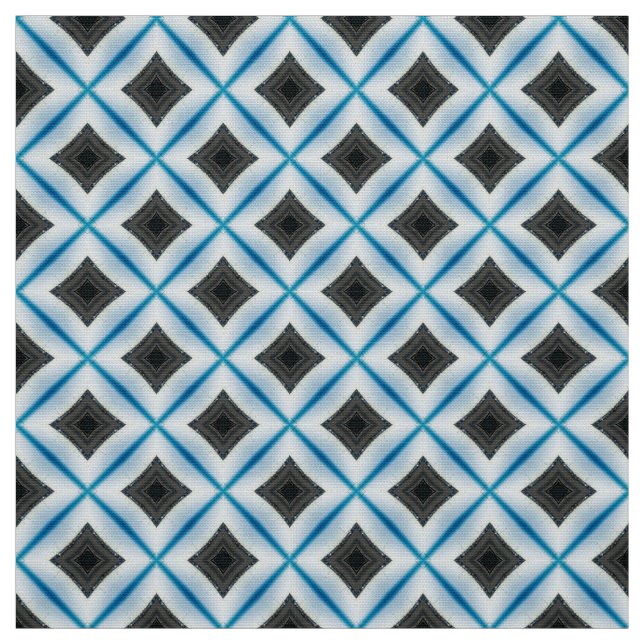 Tissu motif Glitch2 Blue gris (Échantillon)