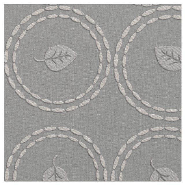 Tissu Motif gris argent chic (Fermer)