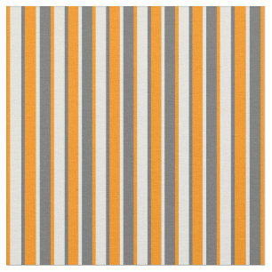 Tissu Motif gris, beige et orange foncé