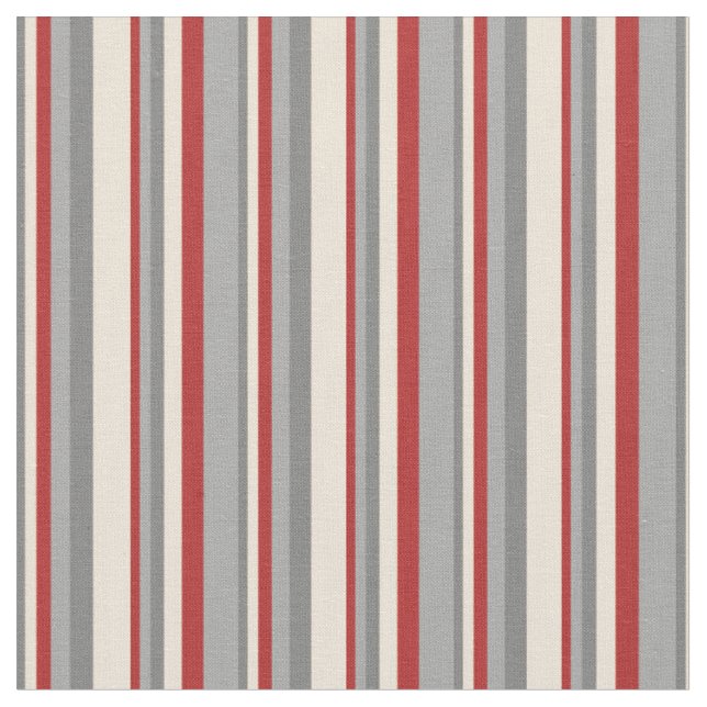Tissu Motif gris, bisque, rouge et gris foncé (Fermer)