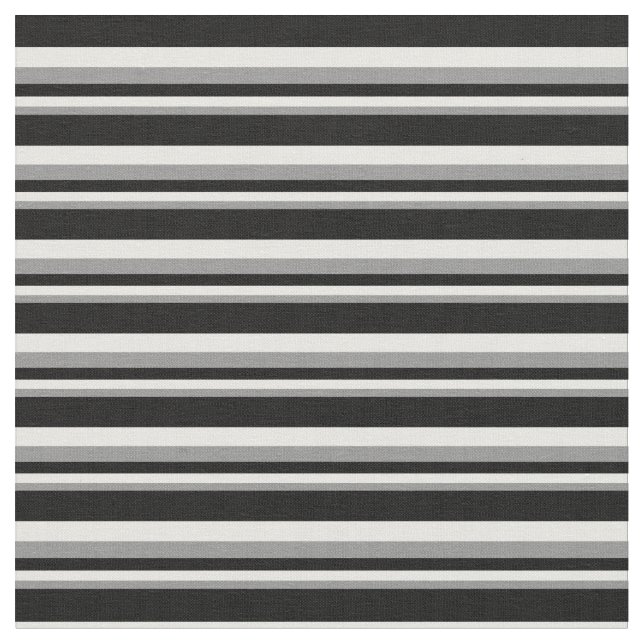 Tissu Motif gris, blanc et noir (Fermer)