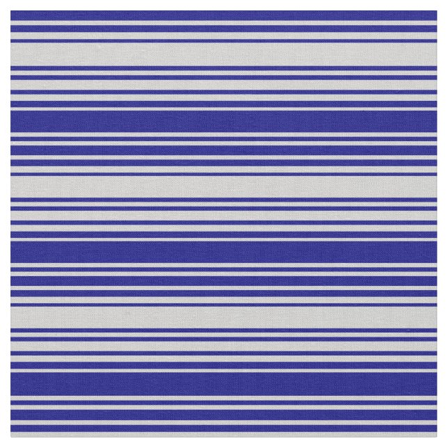 Tissu Motif gris clair et bleu rayé (Fermer)