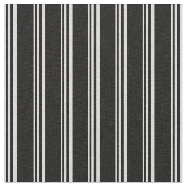 Tissu Motif gris clair et lignes noires (Fermer)
