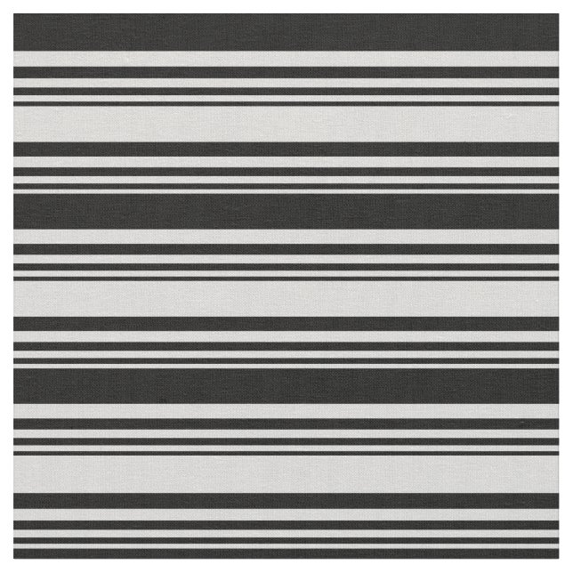 Tissu Motif gris clair et noir (Fermer)