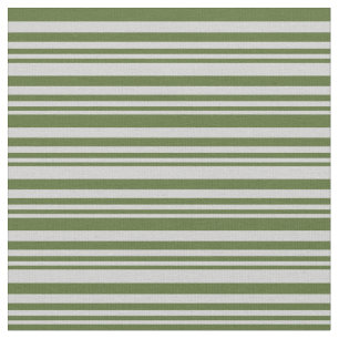 Tissu Motif gris clair et vert foncé d'olive