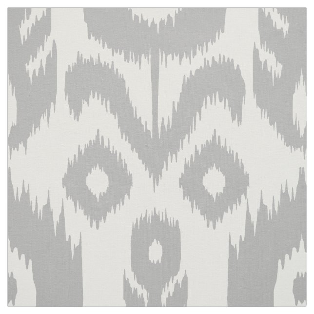 Tissu Motif gris d'Ikat (Échantillon)