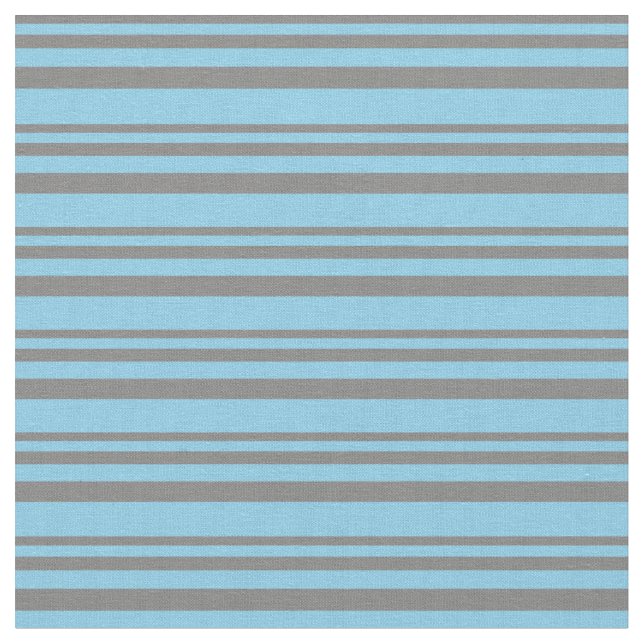 Tissu Motif gris et bleu ciel (Fermer)