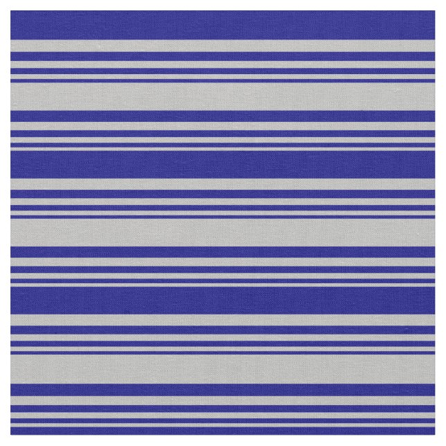 Tissu Motif gris et bleu des rayures (Fermer)