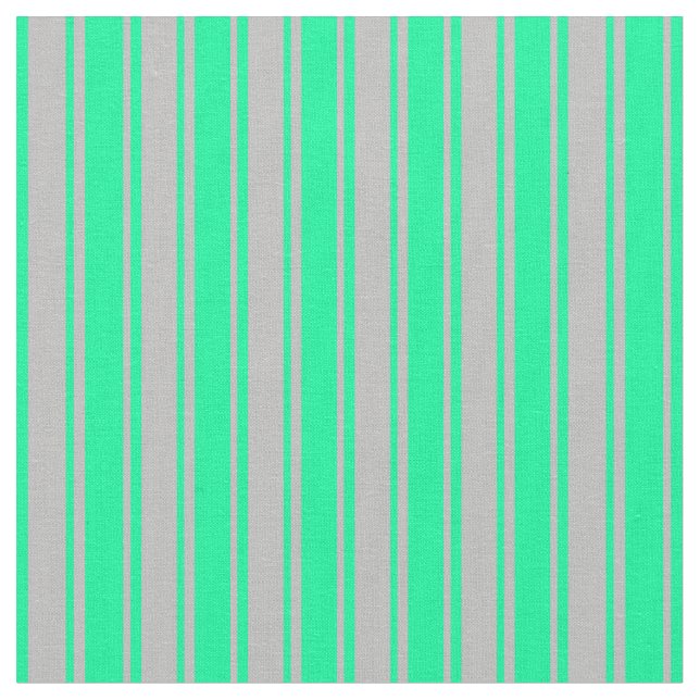 Tissu Motif Gris et lignes vertes (Fermer)
