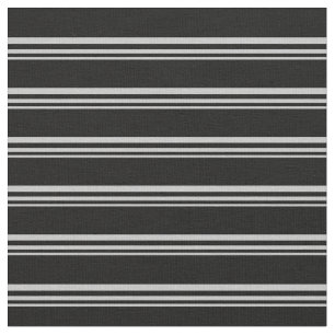 Tissu Motif gris et noir