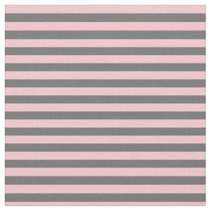 Tissu Motif Gris et Rose