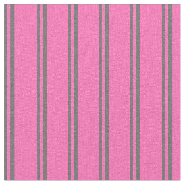 Tissu Motif gris et rose chaud (Fermer)