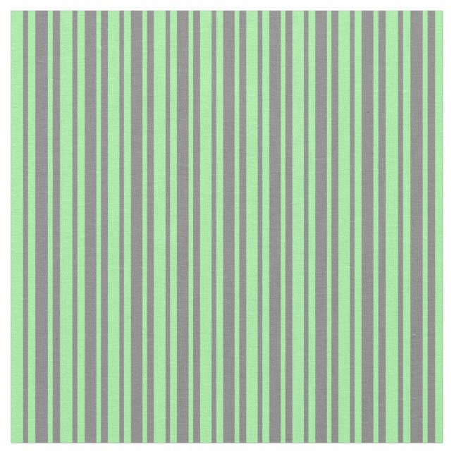Tissu Motif gris et vert à rayures/rayures (Fermer)