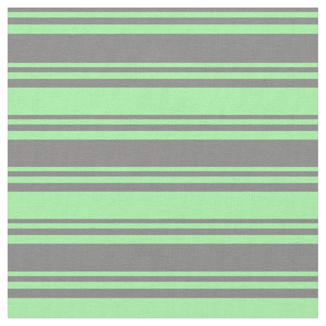 Tissu Motif gris et vert rayé/à linge (Fermer)