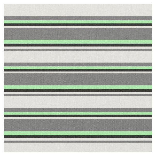 Tissu Motif gris, jaune clair, noir et vert (Fermer)
