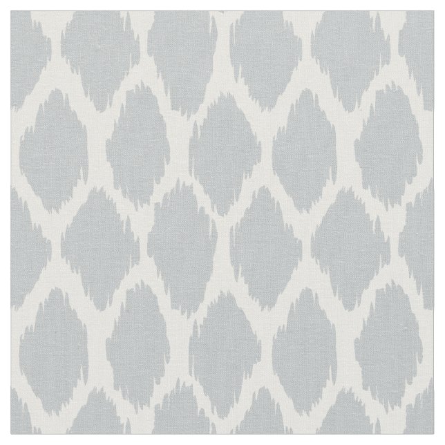 Tissu Motif gris mou d'Ikat Ogee (Fermer)