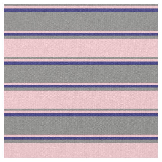 Tissu Motif gris, rose et bleu nuit (Fermer)