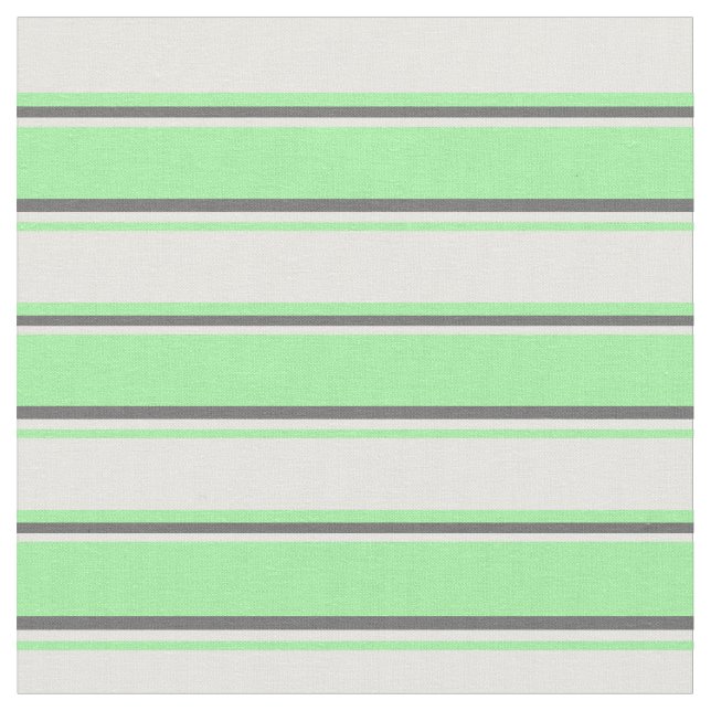 Tissu Motif Gris, Vert, Blanc et Dim Gris (Fermer)