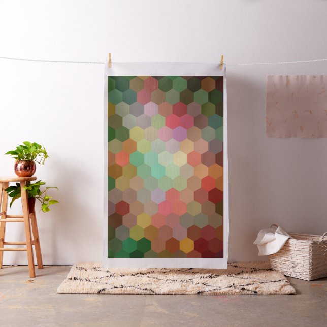 Tissu Motif Hexagon géométrique moderne #7 (In Situ)