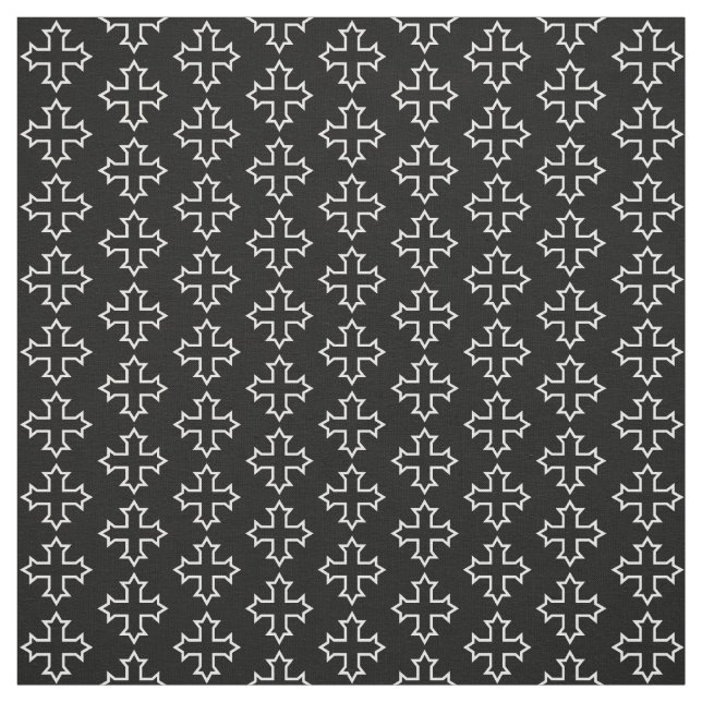 Tissu Motif hiérarchique croisé copte (Échantillon)