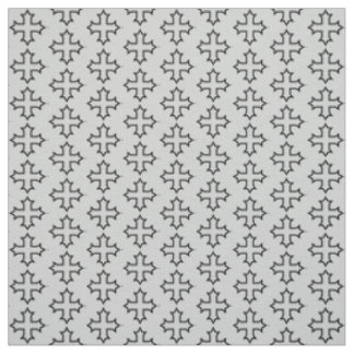 Tissu Motif hiérarchique croisé copte