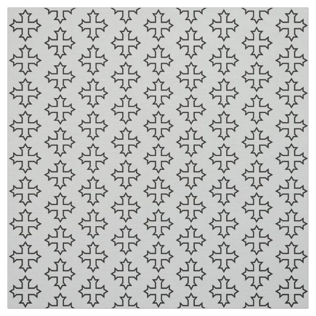 Tissu Motif hiérarchique croisé copte (Échantillon)