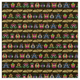 Tissu Motif hongrois folklorique