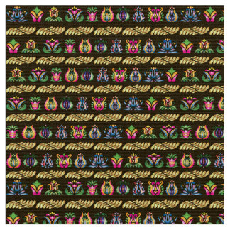Tissu Motif hongrois folklorique