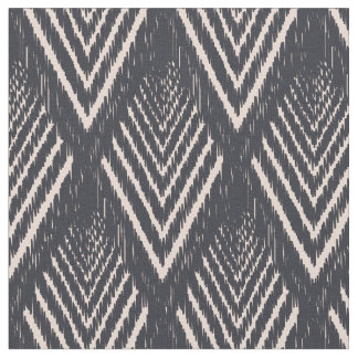 Tissu Motif Ikat noir