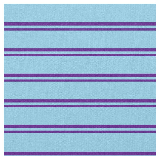 Tissu Motif Indigo & Sky Blue Colour Lines (Fermer)