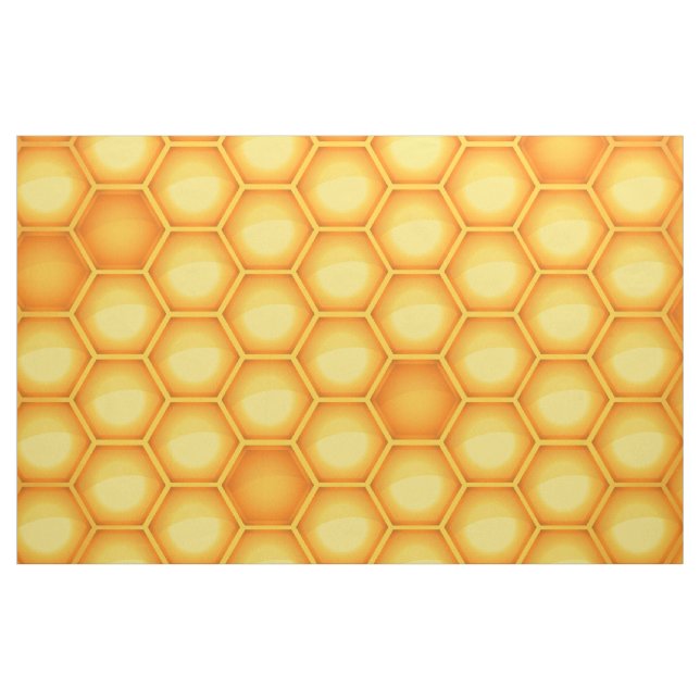 Tissu Motif jaune de nid d'abeilles (Yard)