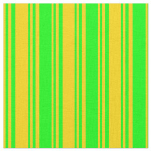 Tissu Motif jaune et citron vert