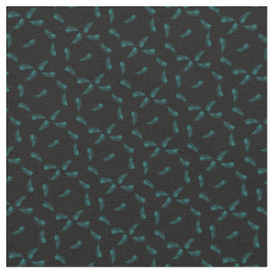 Tissu Motif Jungle Noir de feuille de palmier tropical