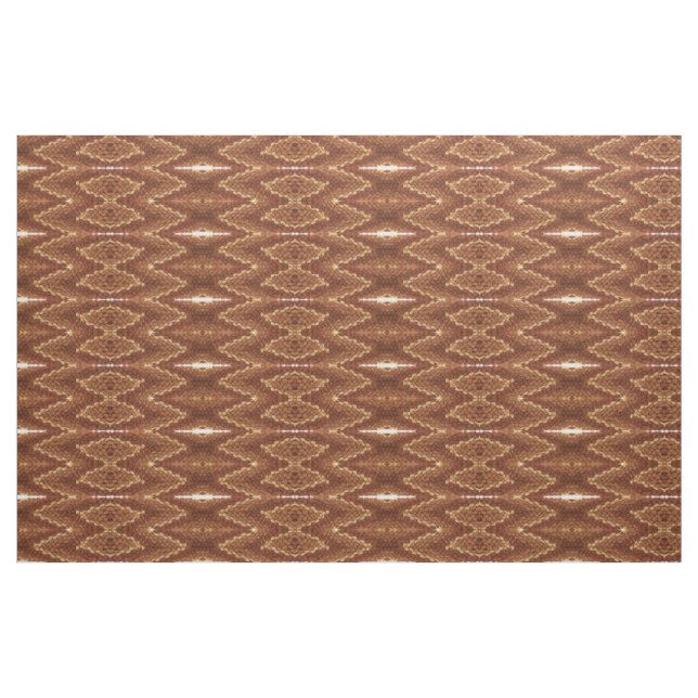 Tissu - Motif kaléidoscopique Brown (Fat Quarter)