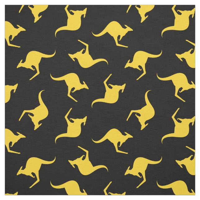 Tissu Motif Kangaroo (Échantillon)