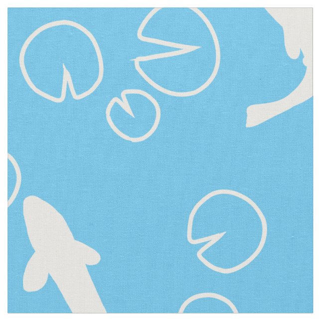 Tissu Motif koi moderne et minimal (Fermer)