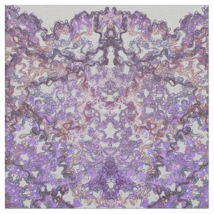 Tissu Motif lacé luxueux et élégant dans le faner-lil