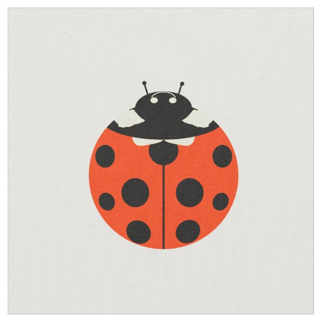 Tissu motif ladybug (Fermer)