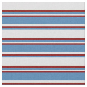 Tissu Motif Lavande, Bleu et Maroon Lines/Stripes