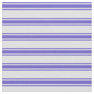 Tissu Motif Lavande et lignes bleu ardoise
