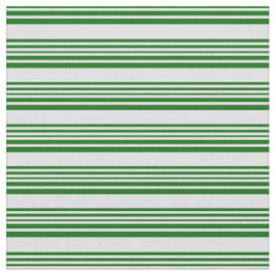 Tissu Motif Lavande et lignes vertes foncées