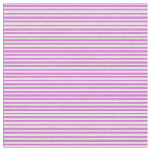 Tissu Motif Lignes blanc et orchidée