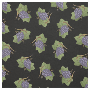 Tissu Motif Lilac Grapes