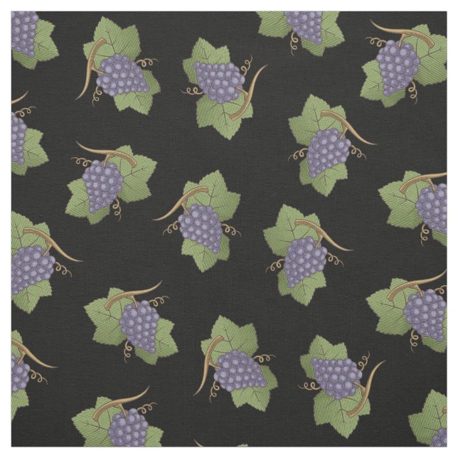 Tissu Motif Lilac Grapes (Échantillon)