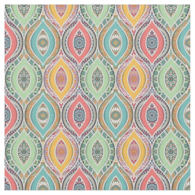 Tissu Motif Mandala (Fermer)