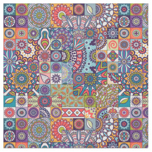 Tissu Motif Mandala