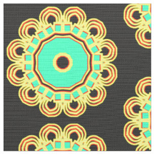 Tissu Motif Mandala 110714(011)